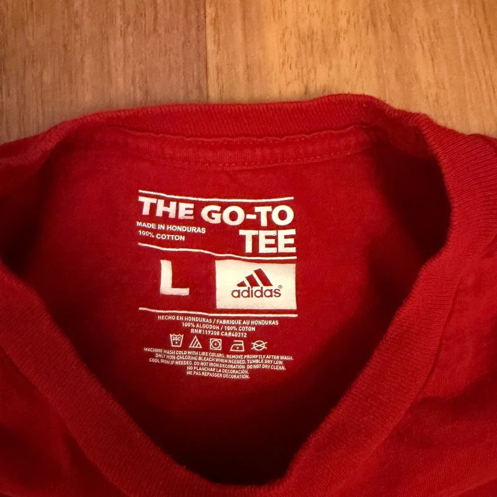 Adidas Louisville Cardinals Made In March Basketball T-Shirt Men's Size Large